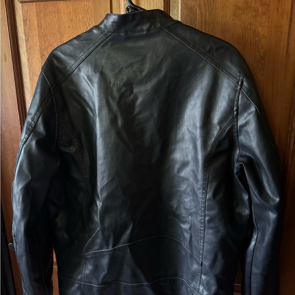 Guess Men's Black Moto Biker style Jacket…M - Picture 2 of 15
